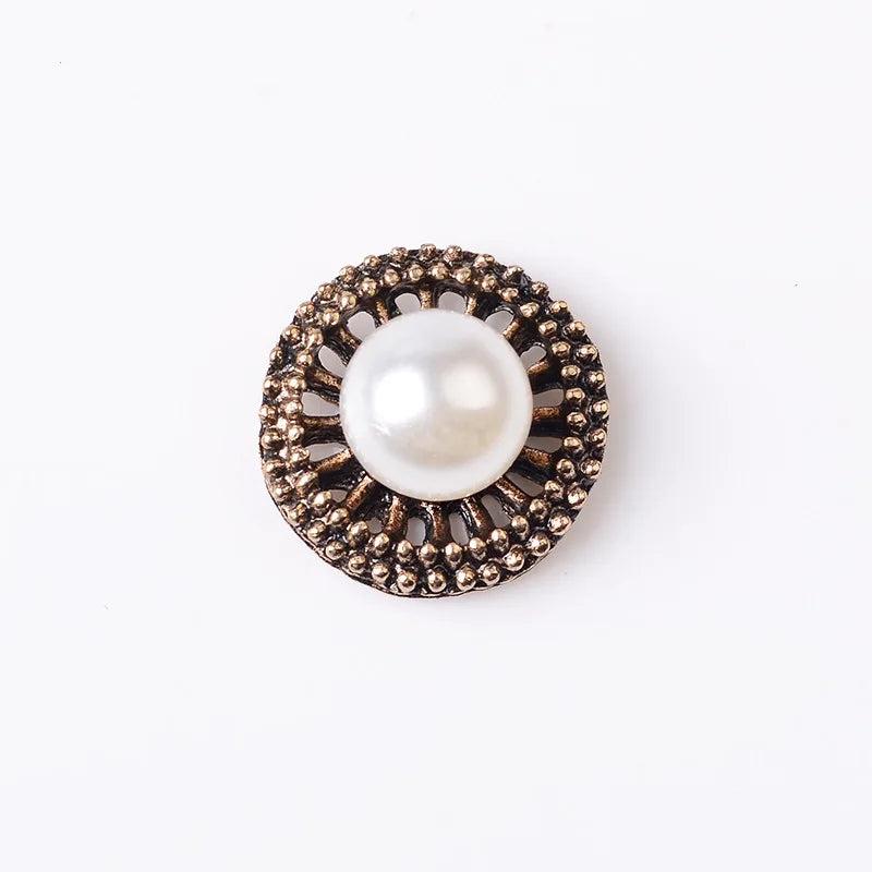 10 Pcs Geometric Pearl DIY Accessories Women Jewelry Making Supplies