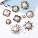 10 Pcs Geometric Pearl DIY Accessories Women Jewelry Making Supplies