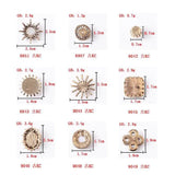 10 Pcs Geometric Pearl DIY Accessories Women Jewelry Making Supplies