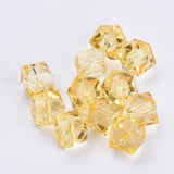 200 Pcs 8mm Acrylic Cube Beads Mix for Jewelry Making DIY Bag