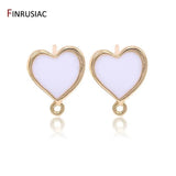 Heart Shape Earring Hooks 14K Plated DIY Findings