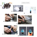 DIY Epoxy Resin Crafts Sheet Transparent Plastic Jewelry Making Tools