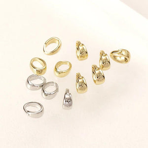 10pcs Copper Plated 14K Melon Seed Buckle DIY Jewelry Bracelet Accessories