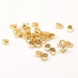 10pcs Copper Plated 14K Melon Seed Buckle DIY Jewelry Bracelet Accessories