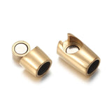 2pcs Stainless Steel Magnetic Clasp 6mm 8mm Cord Clasps DIY Jewelry Making