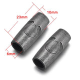 2pcs Stainless Steel Magnetic Clasp 6mm 8mm Cord Clasps DIY Jewelry Making