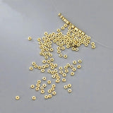 20pcs 925 Sterling Silver 1*2.5mm Spacer Beads for DIY Jewelry Making