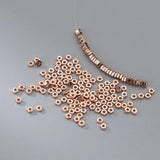 20pcs 925 Sterling Silver 1*2.5mm Spacer Beads for DIY Jewelry Making