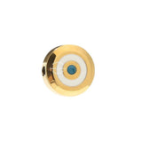 5PCS Stainless Steel Enamel Round Beads Charm Pendants for DIY Women Necklace