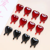 6pcs Acrylic Blood Drop Pendant for DIY Jewelry