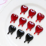 6pcs Acrylic Blood Drop Pendant for DIY Jewelry