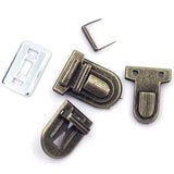 5 Sets Leather Handbag Metal Clasps Press Closure Purse Locks