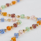 1M Colorful Chain Stone Beads for Jewelry Making DIY Accessories