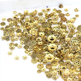 150pcs Mixed Tibetan Silver Bead Caps for Jewelry Making