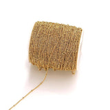 2 Meters Stainless Steel Beaded Cable Link Chain for Jewelry Making