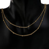 2 Meters Stainless Steel Beaded Cable Link Chain for Jewelry Making