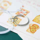 5pcs Acrylic Insert Photo Frame Keychain DIY Gift