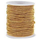 1.2-3mm Stainless Steel Bead Ball Chains for DIY Jewelry Making