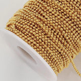1.2-3mm Stainless Steel Bead Ball Chains for DIY Jewelry Making
