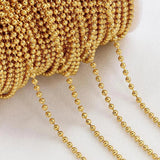1.2-3mm Stainless Steel Bead Ball Chains for DIY Jewelry Making
