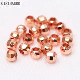 Geometric Loose Copper Bead for DIY Jewelry Making