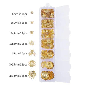 Box Jump Ring Lobster Clasp Alloy Accessory Set for DIY Jewelry Making