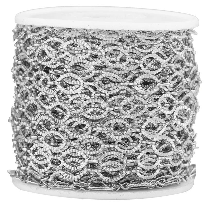 Stainless Steel Oval Chain for DIY Necklace Items