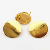 10 Pieces DIY Earrings Jewelry Accessories 20 mm Silver Welding Pin And Ring