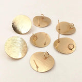 10 Pieces DIY Earrings Jewelry Accessories 20 mm Silver Welding Pin And Ring