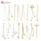 24K Brass Heart Flower Star Charms