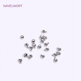 18K Plated Crimp Bracelet Stopper Beads, DIY Jewelry Supplies