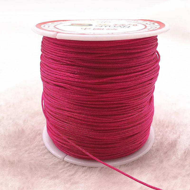 90M Nylon Cord Thread Chinese Knot Macrame Bracelet String DIY Beading String