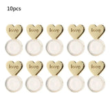 10Pcs Heart Love Earring Lifters Backs Ear Lobe Support