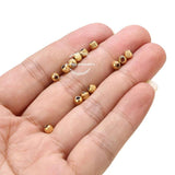 100pcs Stainless Steel 4mm 6mm Tube Spacer Beads for DIY Bracelets Jewelry