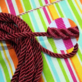 5m Diameter Satin Polyester Twisted Cords Rope DIY Findings