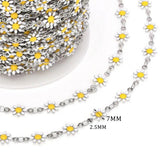 1M Stainless Daisy Chain for Women Jewelry DIY