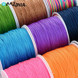 0.4-0.8mm Nylon Cord Beading Threads Knot Macrame Bracelet DIY Jewelry Craft