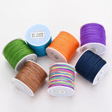 0.4-0.8mm Nylon Cord Beading Threads Knot Macrame Bracelet DIY Jewelry Craft