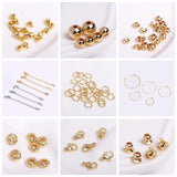 18K Plated C Shape Earrings Hooks Set