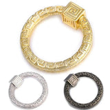 DIY Carabiner Screw Lock Clasps for Punk Jewelry Making