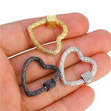 DIY Carabiner Screw Lock Clasps for Punk Jewelry Making