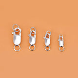 925 Sterling Silver Bracelet & Necklace Buckle Square DIY Jewelry Accessories