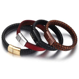 2 Stainless Steel Magnetic Clasps 12*6mm for Leather Cord Bracelet DIY