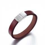 2 Stainless Steel Magnetic Clasps 12*6mm for Leather Cord Bracelet DIY