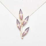 10 PCS 38x16mm Rhinestone Leaf Branch Headwear Accessories