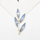 10 PCS 38x16mm Rhinestone Leaf Branch Headwear Accessories