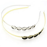 3pcs/lot 12mm 5-Cameo Hair Band Rhodium Bronze DIY Jewelry Supplies