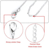 Chain Pendant Necklace Cross Chain For Women DIY
