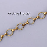 1 Meter 8mm Silver Copper Link Chain for Jewelry Making DIY