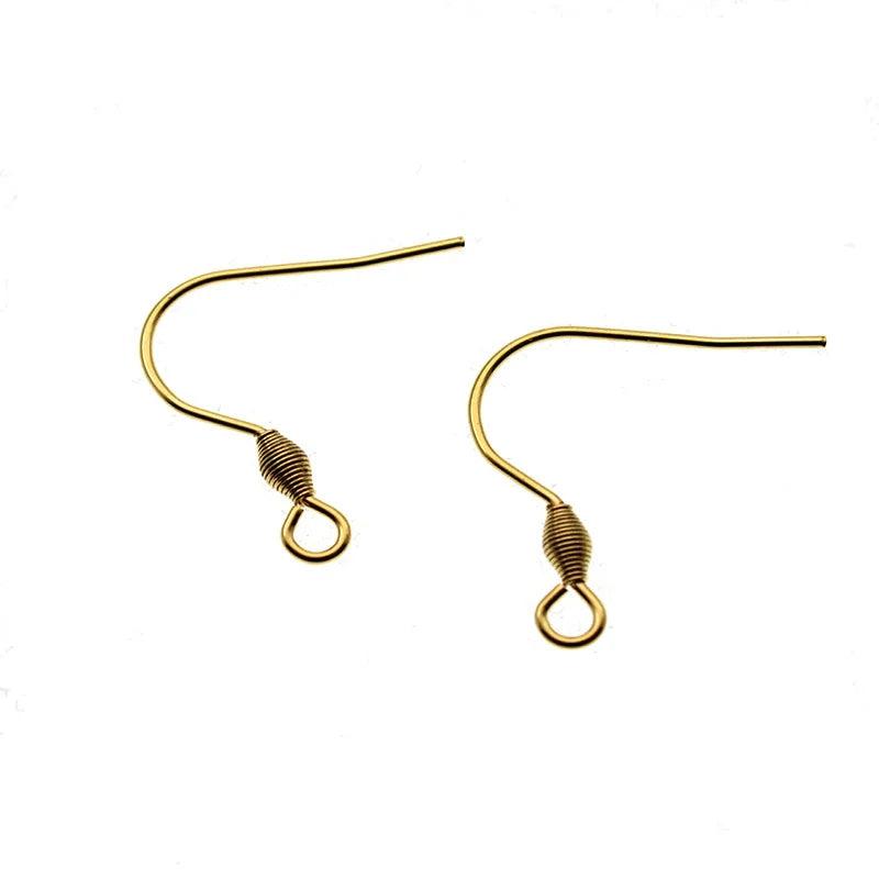 50pcs Stainless Steel Earring Hooks for Jewelry Making